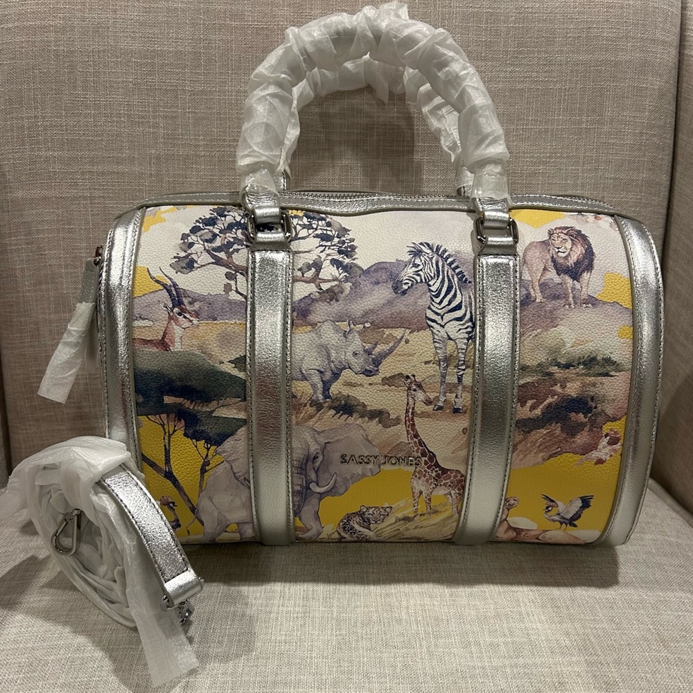 Sassy Jones Brand New Vintage Leather Samba Tote